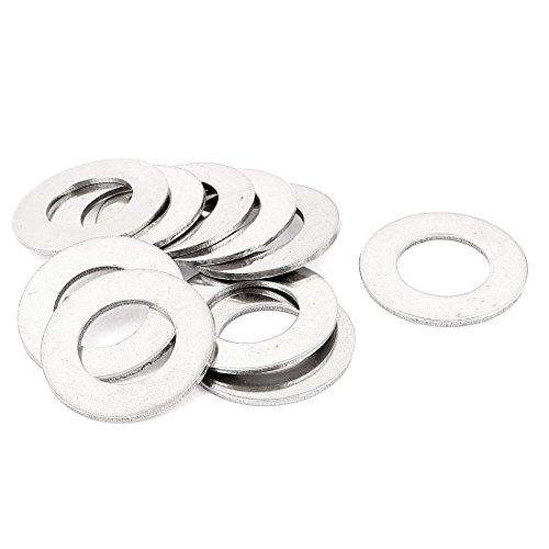 Aexit M24 24mm Innendurchmesser 304 Edelstahl-Unterlegscheibe flach 10st (380b014725bf88b5ff1a71d1aee3a946) von Aexit