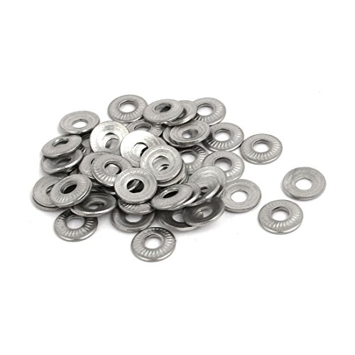 Aexit M3 304 Edelstahl Keilsicherungsscheibe Silver Tone 50St (5809c0ee7cec2b46a9a83ab6e9f3abc7) von Aexit