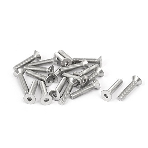 Aexit M4x20mm 316 Edelstahl Flachkopf Innensechskantschraube Bolzenbefestigung 20st (238edbe0744e0c16aa01d0ba5b9cc523) von Aexit