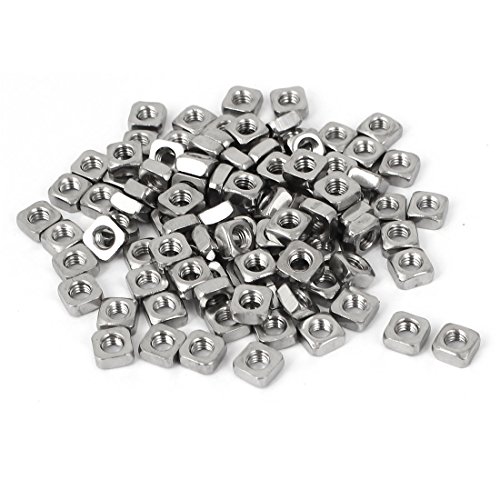 Aexit M4x7mmx3mm 304 Edelstahl Quadratische Maschinenschraubenmuttern 100st (6d3682bdf0249b7e938ae3eb3c02f3b5) von Aexit