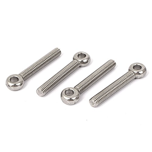 Aexit M6 x 35mm Gewinde Edelstahl Augenschrauben Industrielle Ringschrauben Schrauben 4 STÜCKE (7c5fcf14bbe7640d14a868953257c66f) von Aexit