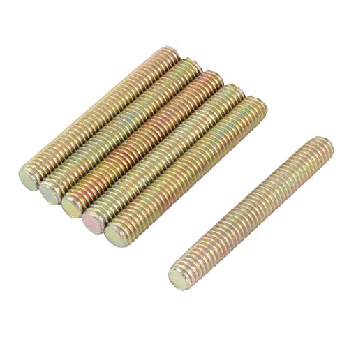 Aexit M6 x 44mm Haushalt Metallbolzen Verschluss Hardware Armaturen Voll Gewindestange Bronze Ton 6 stücke (31a70664732778368eafa71b4118367c) von Aexit