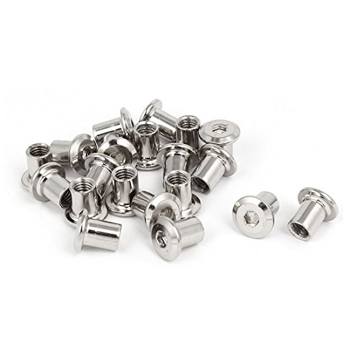 Aexit M6x10mm Metall Sechskant Innensechskant Zylindermuttern Möbelbeschläge 20st (e465e1ea937967c032da778e9e985242) von Aexit