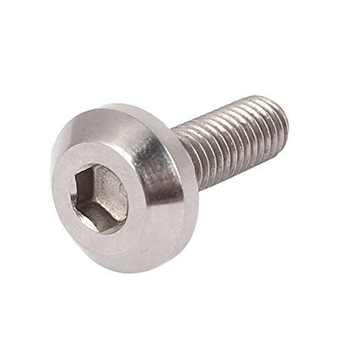 Aexit M6x20mm TC4 Titan Ti Sechskantschlüssel Bremsscheibe Bolzen Silber Ton für Motorrad (f3269a5190511a13f6f6cc8606452440) von Aexit