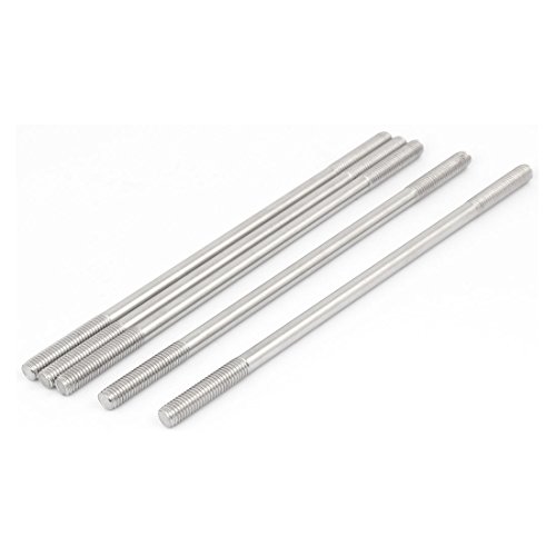 Aexit M8 x 200mm Tight Einstellbare Schubstange Doppelgewinde Bolzenschraube Bolzen 5st (6eefadb8768201f4ec04f1e85abaf3bb) von Aexit