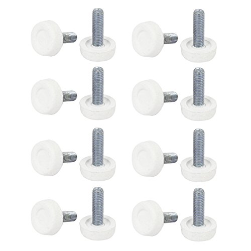 Aexit M8x25mm Gewindezapfen Kunststoffsockel Einstellbar Nivellierfuß Möbel Glide 16st (ef4d1fe91a25760adb9b19efa46e65cf) von Aexit