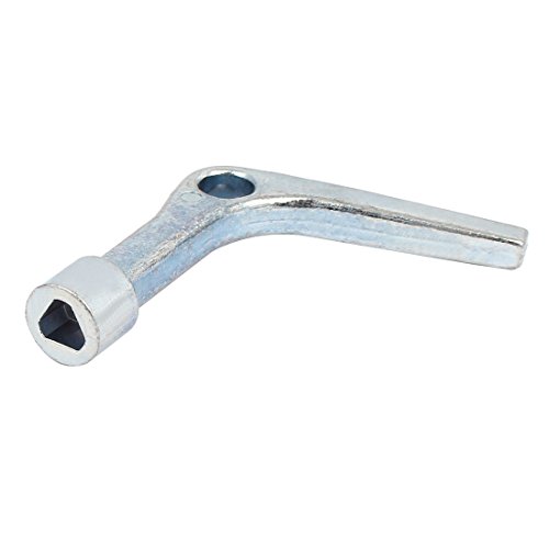 Aexit Metall-L-Form-Dreieck-Steckschlüssel für 9mm x 8mm-Dreiecksverriegelung (5ebf94172a9f1477aa70af1c16aac21a) von Aexit