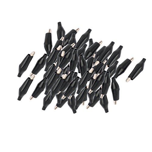 Aexit Schwarzer Kunststoff Isolierte Prüfung Krokodilklemme Clamp Connector 43mm Länge 50Pcs (15514eb5e7cd91ef715ee1cd9057a7ca) von Aexit