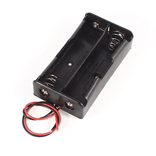 Aexit Spring Clip Black 2 x 3,7 V 18650 Flat Tip Battery Storage Case Holder (dd36e95cedb40bd05301c9b453feef2f) von Aexit