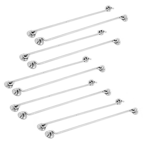 Aexit Türfenster-Fenster-Verschlussklinken Eye Catch Kabinenhaken 350mm 14' ' 10St (aa26f75d48a8e3816a7751d4b9400ed0) von Aexit
