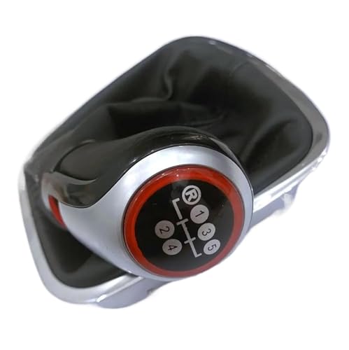 Aextroi Auto-Schaltknauf Für VW für Polo 6R für Limousine 2010-2017 5 6 für Geschwindigkeit Auto Shift Schaltknauf(2) von Aextroi