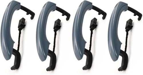 Autogriff Äußere Türgriff Q7 2007-2015 4L0837207A 4L0837205B 4Pcs für smart Sensor Außen 4L0837205A von Aextroi