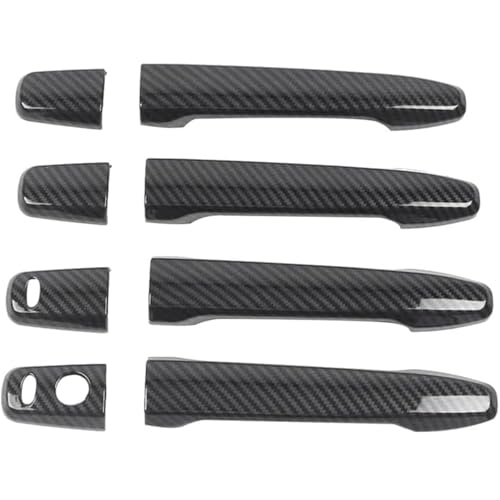 Autogriff Auto-Außentürgriff links, 4-teilige Kohlefaserabdeckung für Lancer Evolution X für Outlander ASX für mit Autogriff Auto-Außentürgriff links, 4-teilige Kohlefaserabdeckung für Lancer Evolution X für Outlander ASX für mit von Aextroi