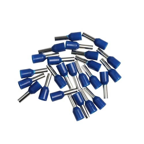 Afeld Elektro Aderendhülsen 2,50mm² blau isoliert Hülsenlänge 8mm Gesamtlänge 15,7mm 25 Stück für fein- und feinstdrähtige Leiter von Afeld Elektro