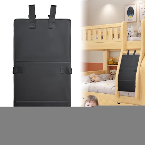 Etagenbett Leiterabdeckung, Afenau 600D Oxford-Gewebe Hochbett Leiter Schutz mit Verstellbaren Schnallen, Faltbar Hochbett Schutz, Etagenbett Leiterpolster für Verhindert das Klettern von Kindern von Afenau