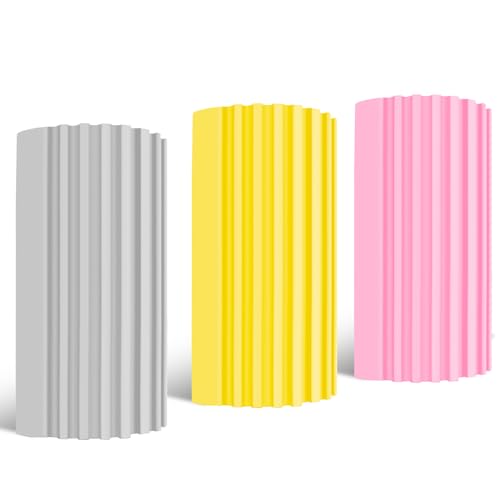 Staub Schwamm Rillen, Magische Staubschwamm Rillen Clean Duster Schwamm für Haushaltsstaubjalousien, Glas, Sockel, GeläNder, Spiegel, Fenster (3pcs) von AffeGifts