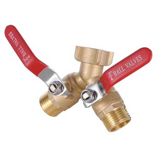Afforstyle Gartenschlauch Y Ventilschlauch Splitter Messing Y Ventil Wassergartenschlauch Adapter 2 Wege Y Ventil 3/4 "GHT -Faden Afforstyle Gartenschlauch Y Ventilschlauch Splitter Messing Y Ventil Wassergartenschlauch Adapter 2 Wege Y Ventil 3/4 "GHT -Faden von Afforstyle
