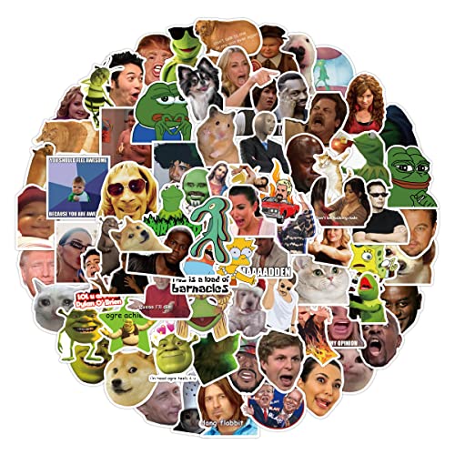 Funny Meme Aufkleber für Laptop (100 PCS),Geschenk für Kinder Jugendliche Erwachsene Jungen,Meme Stickers Wasserdicht Vinyl Aufkleber für Scrapbook,Skateboard,Auto,Gepäck von Affoto