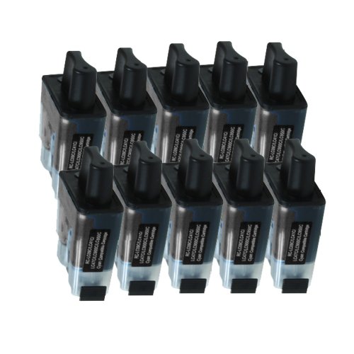 10 Druckerpatronen Tinte für Brother DCP 110C DCP 115C DCP 120C MFC 210C MFC 215C ersetzen LC-900 von AfiD GmbH