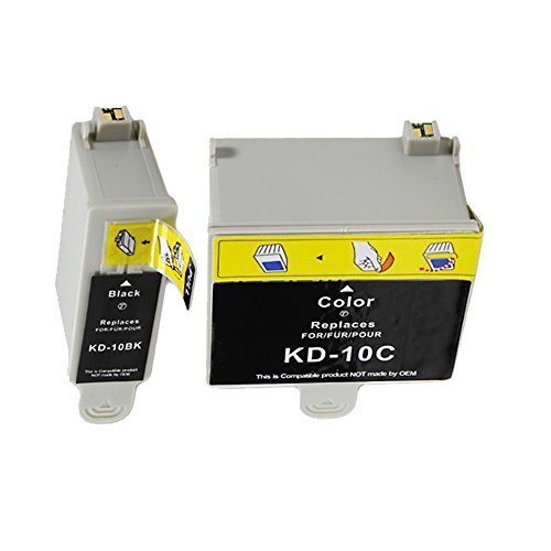 2 Druckerpatronen Tinte für Kodak ESP 3 ESP 3250 ESP 5 ESP 7 ESP 7250 ESP 3250 ersetzen No.10 von AfiD GmbH