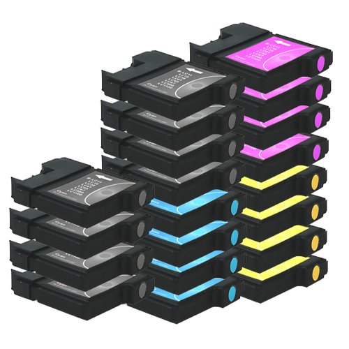 20 Druckerpatronen Tinte für Brother DCP 145C DCP 165C DCP 395C MFC 290C ersetzen LC980 LC1100 von AfiD GmbH