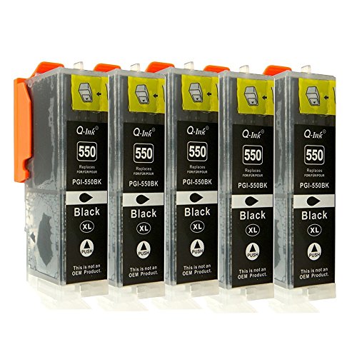 5 Druckerpatronen Tinte für Canon Pixma IP7250 MG5450 MG6350 MX725 ersetzen PGI-550 XL von AfiD GmbH