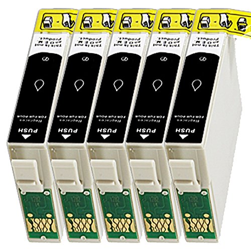 5 Druckerpatronen Tinte für Epson Stylus D78 D92 D120 DX4400 DX6000 DX9400F ersetzen T0711 mit Chip von AfiD GmbH