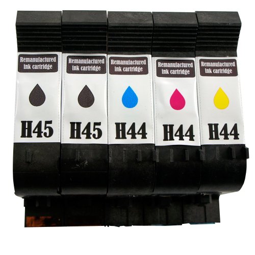 5 Druckerpatronen Tinte für HP Designjet 750C Deskjet 750 Deskjet 755C ersetzen HP45 und HP44 von AfiD GmbH
