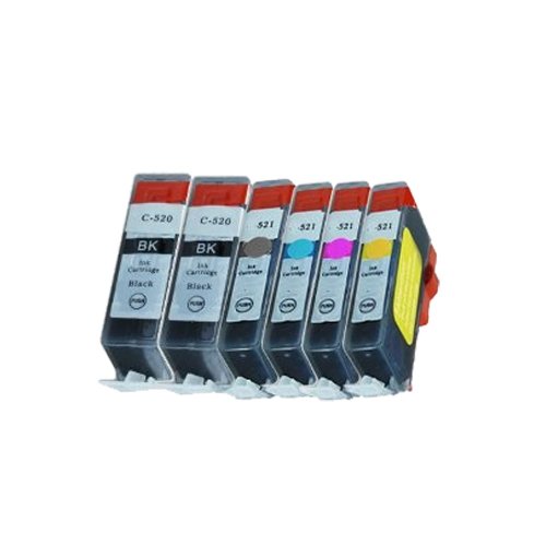 6 Druckerpatronen Tinte für Canon Pixma IP3600 IP4600 MP560 MX860 IP4600 ersetzen PGI520 und CLI521 von AfiD GmbH