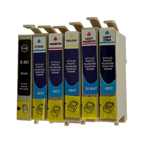 6 Druckerpatronen Tinte für Epson Stylus R200 R300 R340 RX500 RX620 RX640 ersetzen Epson T0487 6 Druckerpatronen Tinte für Epson Stylus R200 R300 R340 RX500 RX620 RX640 ersetzen Epson T0487 von AfiD GmbH