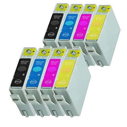 8 Druckerpatronen Tinte Epson Stylus Photo RX 420 RX 425 R 240 ersetzen T0551 T0552 T0553 T0554 von AfiD GmbH