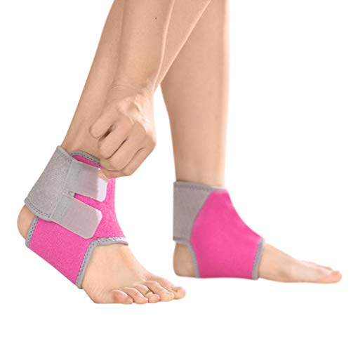AfinderDE Kinder Knöchelbandage 1 Paar Einstellbar Kompression Knöchelschoner Elastische Sport Knöchelstütze Fuß-Bandage Fußgelenkstütze für Fußball Basketball Radfahren Laufen Tanzen Größe S in Rosa AfinderDE Kinder Knöchelbandage 1 Paar Einstellbar Kompression Knöchelschoner Elastische Sport Knöchelstütze Fuß-Bandage Fußgelenkstütze für Fußball Basketball Radfahren Laufen Tanzen Größe S in Rosa von AfinderDE
