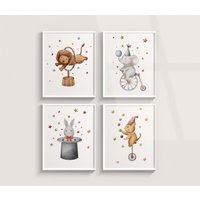 Poster Kinderzimmer, Tier-Print, Tierposter, Kinderzimmer Bilder, Bild von AfisaArt