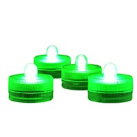 50 Stück Unterwasser-LED-Licht Flammenlose LED-Kerze Batteriebetriebenes Teelicht Tauch Dekorative Lichter für Hochzeitsfeier Eventlicht Aquarium Licht Weihnachten Halloween Licht (grün) von Afoosoo