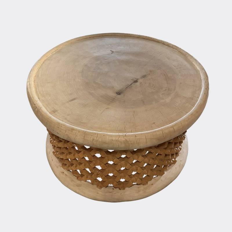 African Rainbow Craft Couchtisch Bamileke Couchtisch – Handgefertigt aus Kola-Holz in Kamerun von African Rainbow Craft