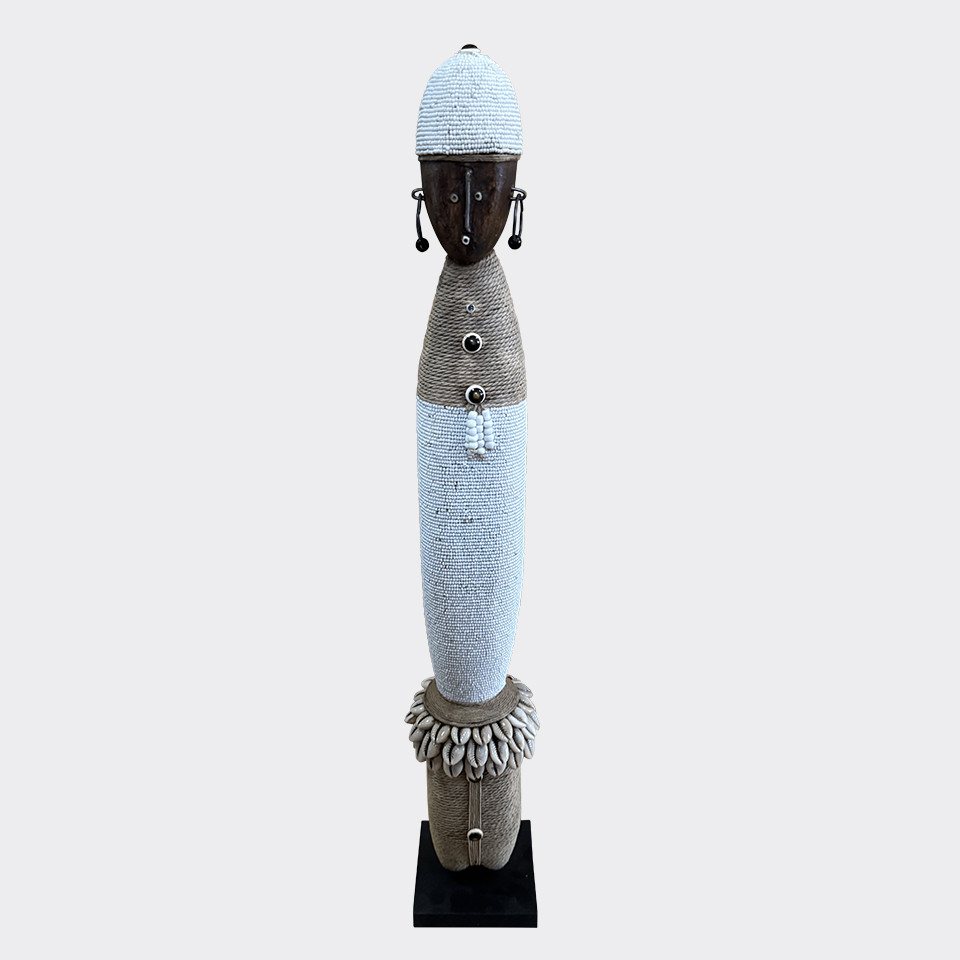 African Rainbow Craft Dekoobjekt Namji Puppe – Männlich – (Kamerun) – XL von African Rainbow Craft
