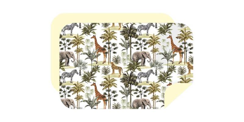 African Rainbow Craft Handtuch Bobums Mikrofaser XL Bedrucktes Handtuch - Farben Afrikas von African Rainbow Craft