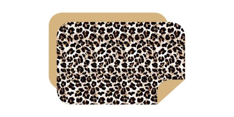 African Rainbow Craft Handtuch Bobums Mikrofaser XL Bedrucktes Handtuch - Tierdruck klein von African Rainbow Craft