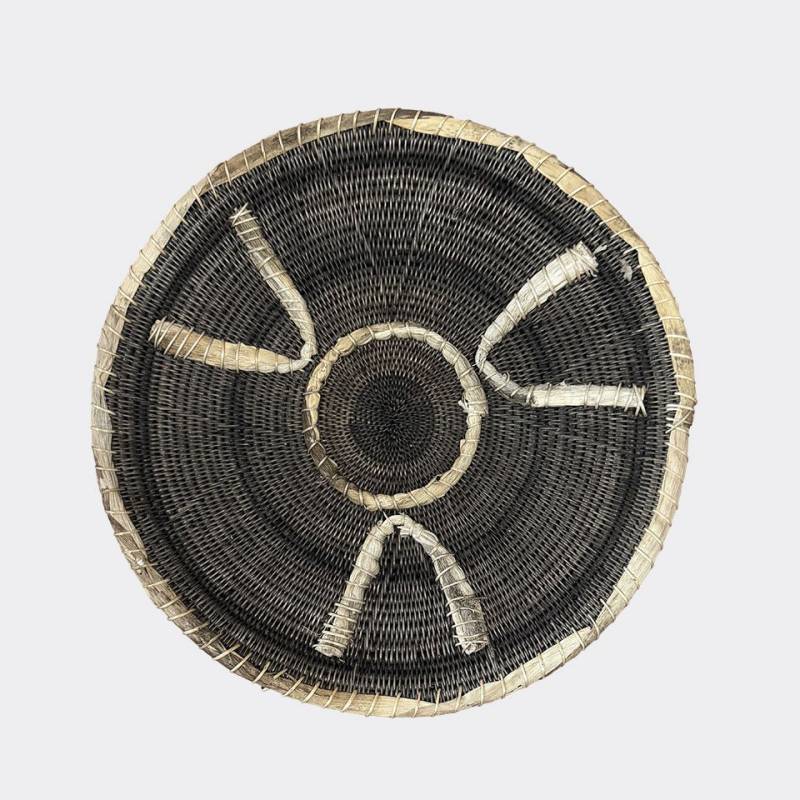 African Rainbow Craft Weidenkorb (Tonga Korb Flach - Einheitsgeflecht - (Simbabwe) von African Rainbow Craft