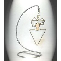 Weiße Glasmalerei Friedlichen Geist Ornament von AfricanSand