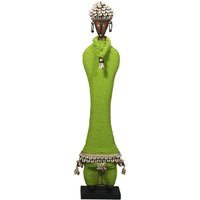 63cm Namji Puppe - Lime Grün/Kamerun Fruchtbarkeitspuppe Kulturelles Kunstwerk von AfricancreativeSA