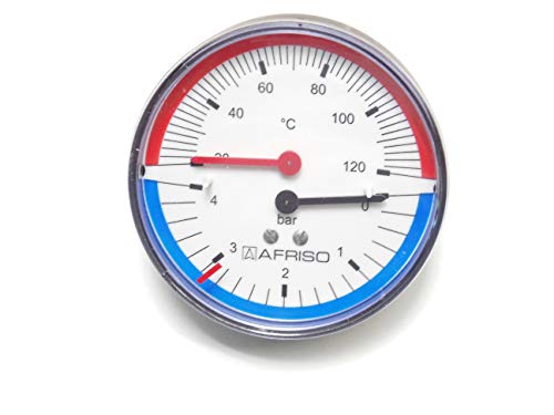 Afriso Thermo-Manometer TM80 63341 axial von Afriso