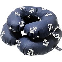 Nackenhörnchen Blau Maritim in 2 Größen, Nackenkissen von Afrosteff