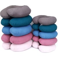 Nackenhörnchen in 5 Farben Und 2 Größen, Nackenkissen Aus Waffelpique von Afrosteff