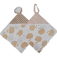 Topflappen 2-Er Set Mit Apfel Motiv Topflappen 2-Er Set Mit Apfel Motiv von Afrosteff