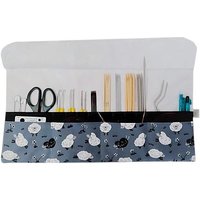 strick - Und Häkelnadeletui, Nadelrolle Blau Mit Schafe strick - Und Häkelnadeletui, Nadelrolle Blau Mit Schafe von Afrosteff