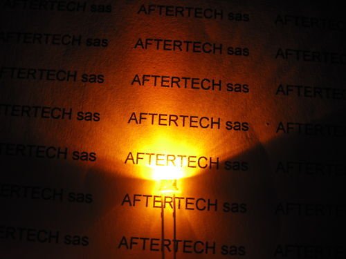 Aftertech® 5mm 20pcs ULTRA-BRIGHT ORANGE LED FLACHKOPF 8000mcd von AFTERTECH