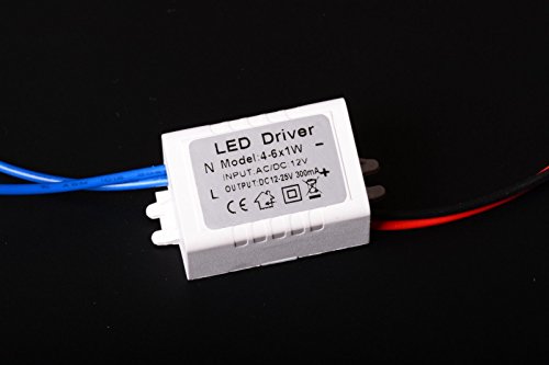 Aftertech® CONSTANT CURRENT DRIVER FÜR LED in 12 V 24 V AC DC Ausgang 300 mA 4-6x1 W 12-25 V B4B6 von AFTERTECH