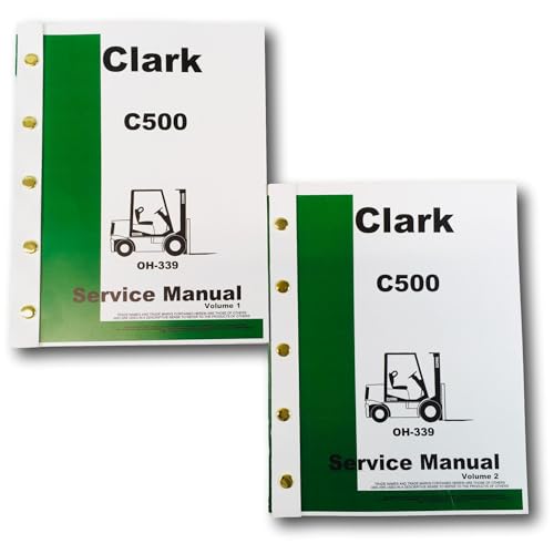 Clark C500-Y45 C500-Hy45 Gabelstapler-Service-Handbuch C500Y45 C500Hy45 von AgPubs