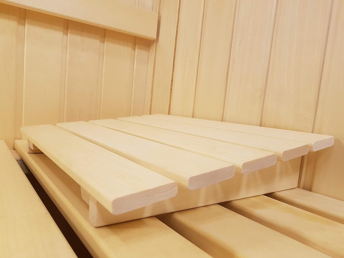 Agande Saunakopfstütze Beinauflage Rückenlehne Rückenstütze aus Espenholz Made in Europe, (1-St) von Agande